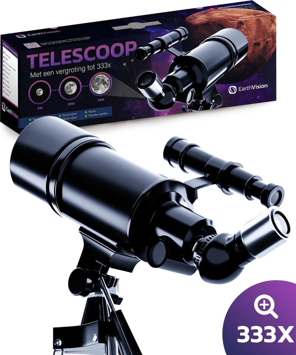 Telescoop - Sterrenkijker - Astronomie - Nachtkijker - Sterrenkunde - Waterproof - Geschikt Voor Volwassenen En Kinderen 1 Telescoop - Sterrenkijker - Astronomie - Nachtkijker - Sterrenkunde - Waterproof - Geschikt Voor Volwassenen En Kinderen