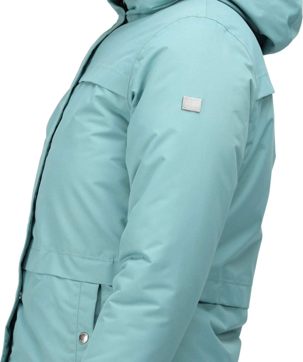 Regatta, Remina Waterdichte Lange Dame Winterjas, Mossblauw, Maat 44 8 Regatta, Remina Waterdichte Lange Dame Winterjas, Mossblauw, Maat 44 - Afbeelding 8