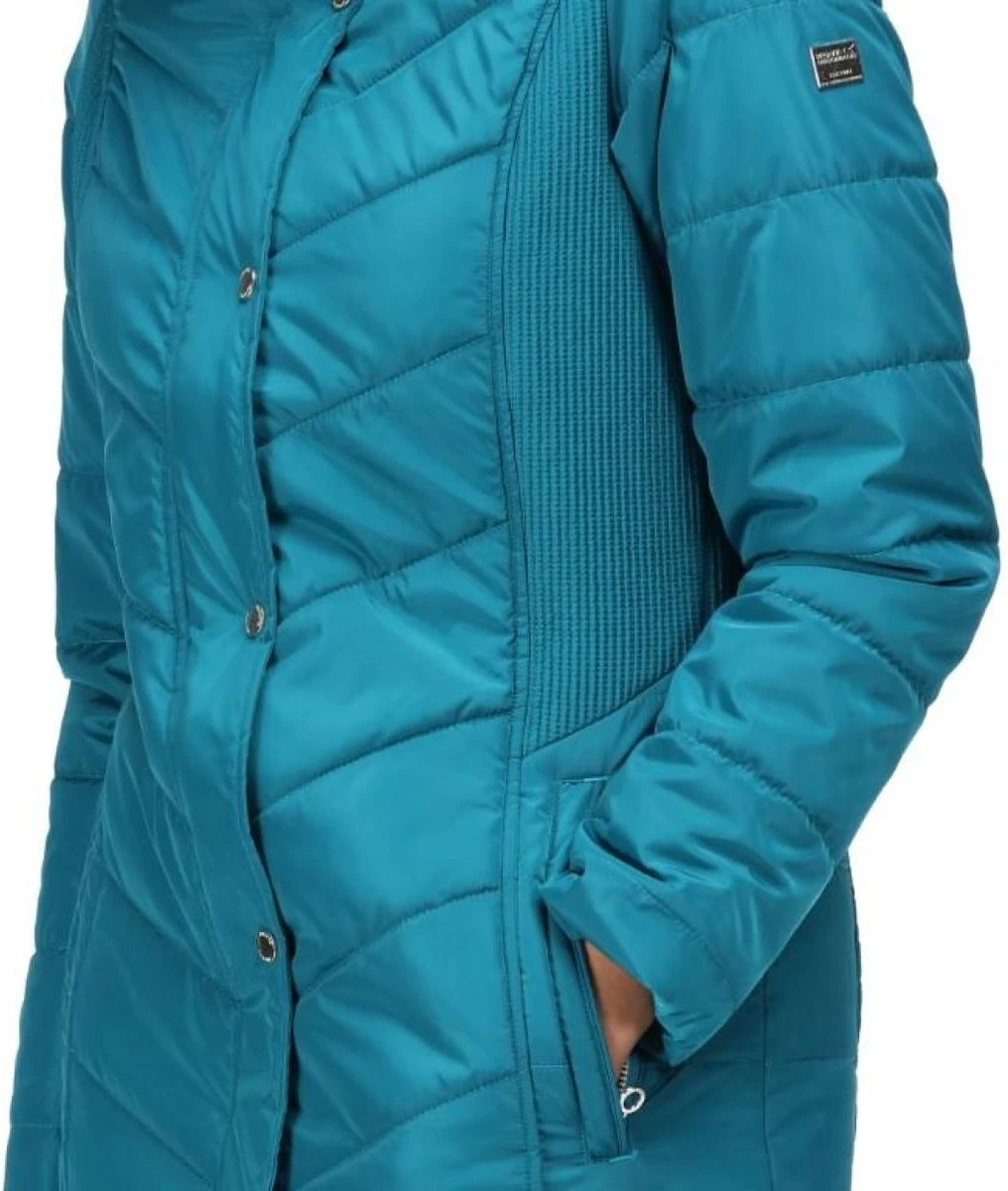 De Regatta Parthenia Baffle Jas - Jas - Dames - Geïsoleerd - Waterafstotend - Turkoois 9 De Regatta Parthenia Baffle Jas - Jas - Dames - Geïsoleerd - Waterafstotend - Turkoois - Afbeelding 9