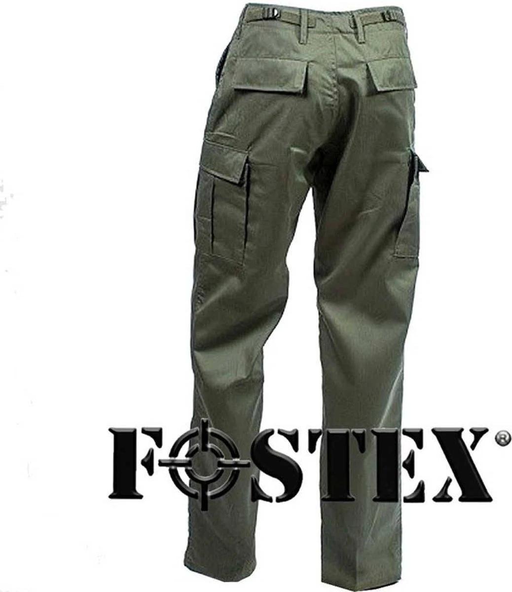 Fostex BDU Legerbroek Groen Mat Small 3 Fostex BDU Legerbroek Groen Mat Small - Afbeelding 3