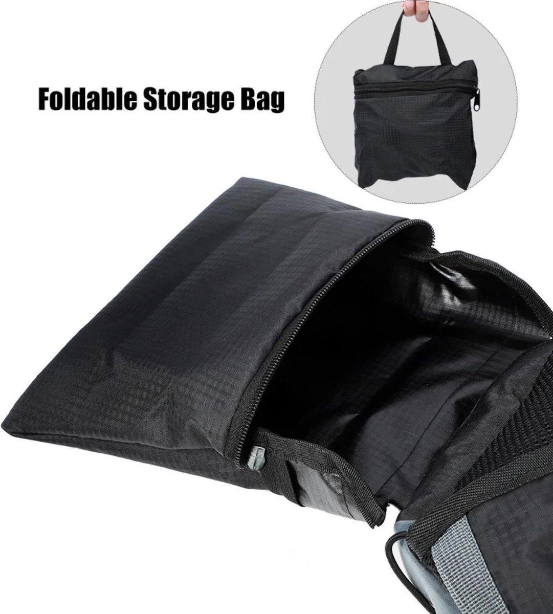 Ultralichte Outdoor Drinkrugzak - Zwart/oranje - 10 Liter - Waterafstotend - Reflecterend 8 Ultralichte Outdoor Drinkrugzak - Zwart/oranje - 10 Liter - Waterafstotend - Reflecterend - Afbeelding 8