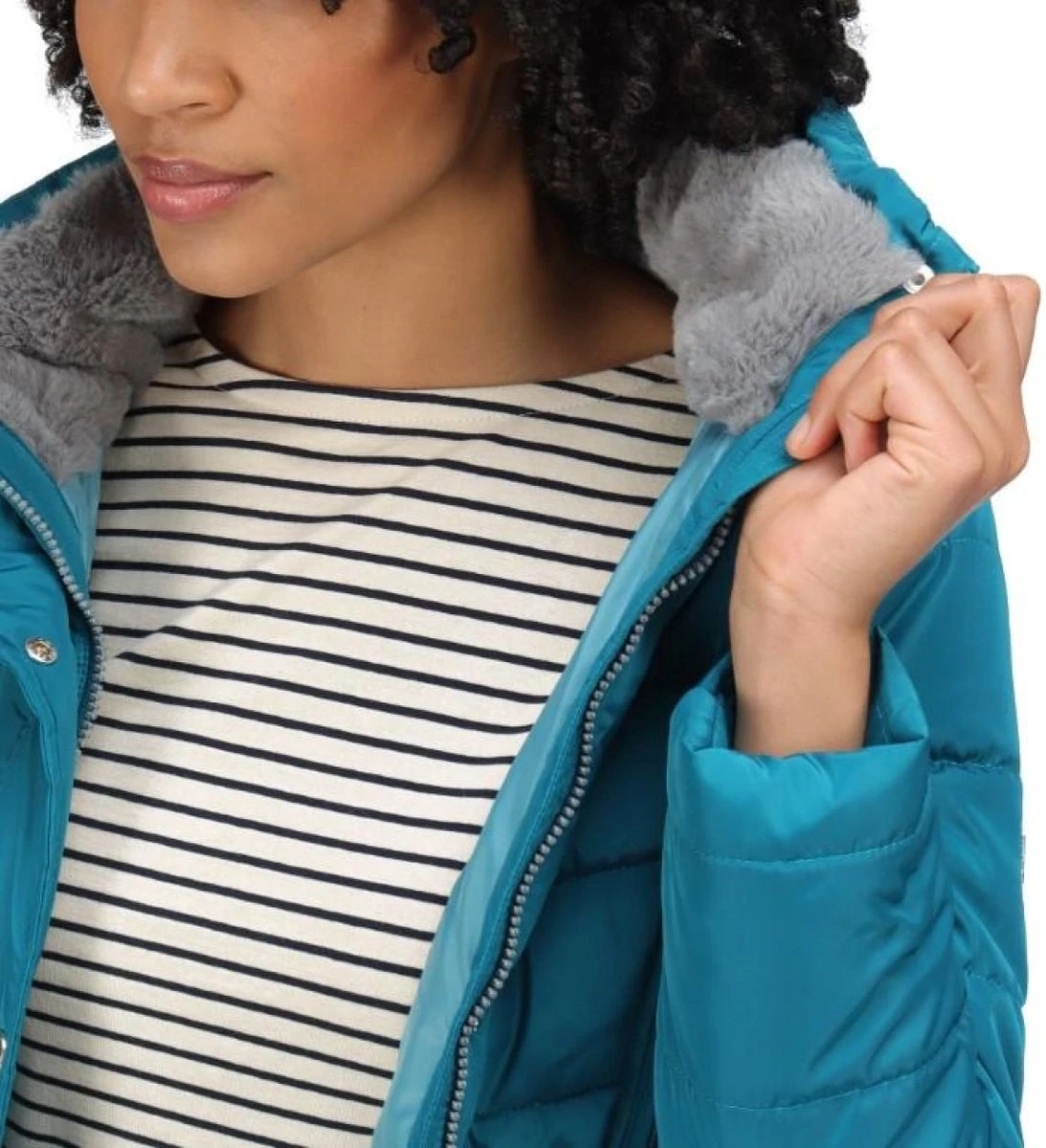 De Regatta Parthenia Baffle Jas - Jas - Dames - Geïsoleerd - Waterafstotend - Turkoois 2 De Regatta Parthenia Baffle Jas - Jas - Dames - Geïsoleerd - Waterafstotend - Turkoois - Afbeelding 2