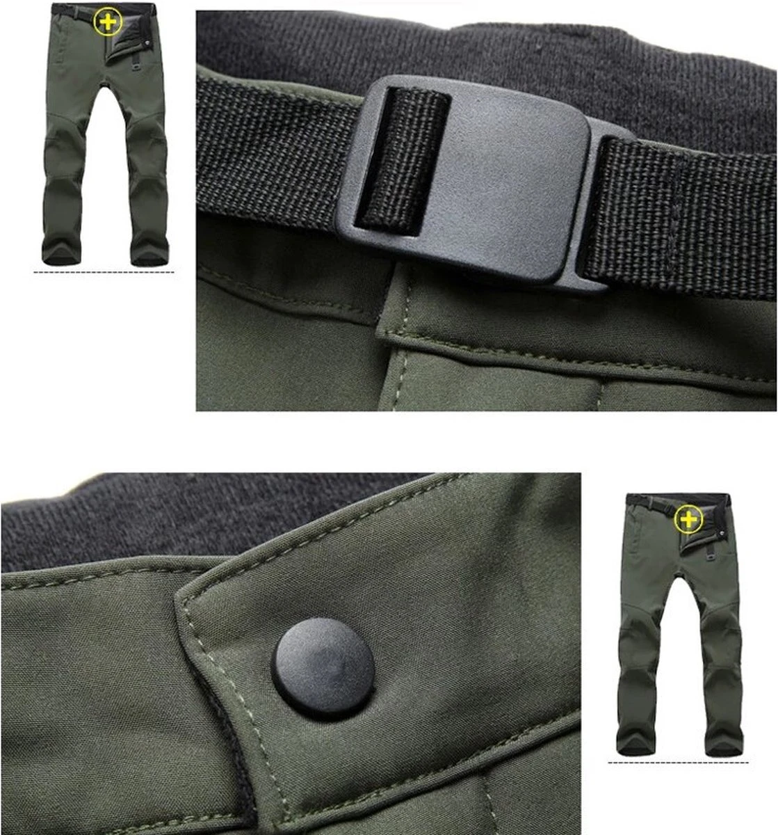 Hikr® Waterdichte Broek Heren - Regenbroek - Winddicht - Wandelbroek - Hiking Broek - Winterbroek - Herfst, Winter, Lente - Outdoor - Wandelen 4 Hikr® Waterdichte Broek Heren - Regenbroek - Winddicht - Wandelbroek - Hiking Broek - Winterbroek - Herfst, Winter, Lente - Outdoor - Wandelen - Afbeelding 4