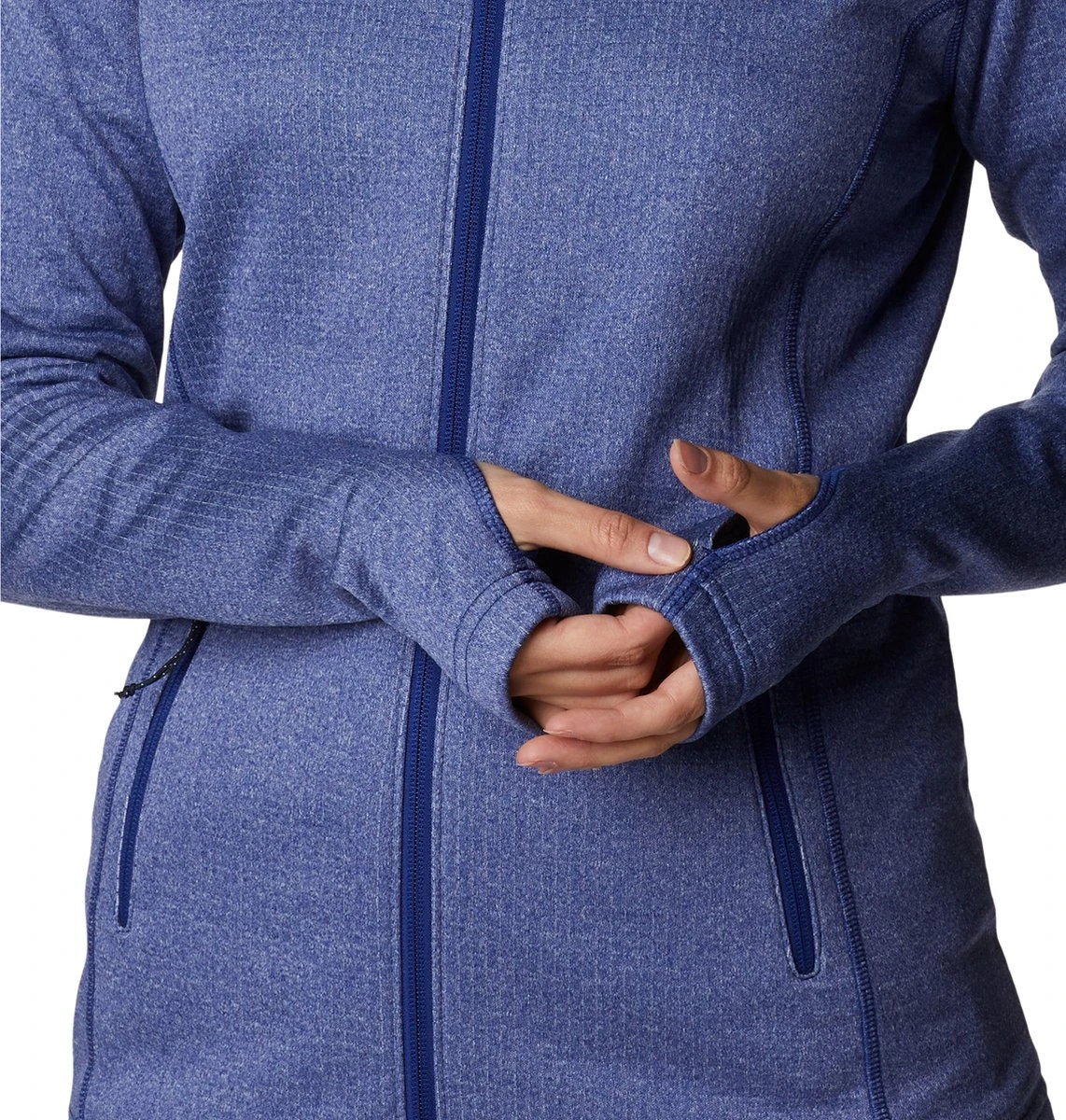 Columbia Park View Grid - Fleece Vest Dames Winter - Zweetafvoerende Stof - Blauw - Maat XL 7 Columbia Park View Grid - Fleece Vest Dames Winter - Zweetafvoerende Stof - Blauw - Maat XL - Afbeelding 7