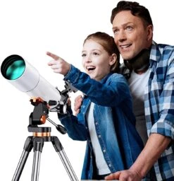 SPACEBRAIN® - 80/500 - Telescoop Voor Volwassenen - 80 Mm Opening En 500 Mm Brandpuntsafstand -professionele Astronomie-refractortelescoop Voor Kinderen En Beginners - Met AZ-montage - 3 Oculairs En Smartphone-adapter. -Fjallraven Winkel 1156x1200 1