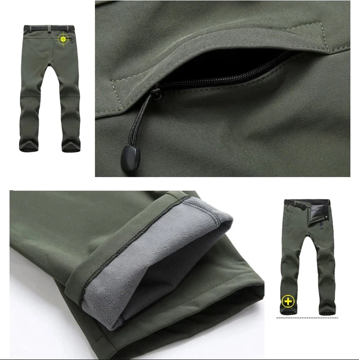 Hikr® Waterdichte Broek Heren - Regenbroek - Winddicht - Wandelbroek - Hiking Broek - Winterbroek - Herfst, Winter, Lente - Outdoor - Wandelen 5 Hikr® Waterdichte Broek Heren - Regenbroek - Winddicht - Wandelbroek - Hiking Broek - Winterbroek - Herfst, Winter, Lente - Outdoor - Wandelen - Afbeelding 5