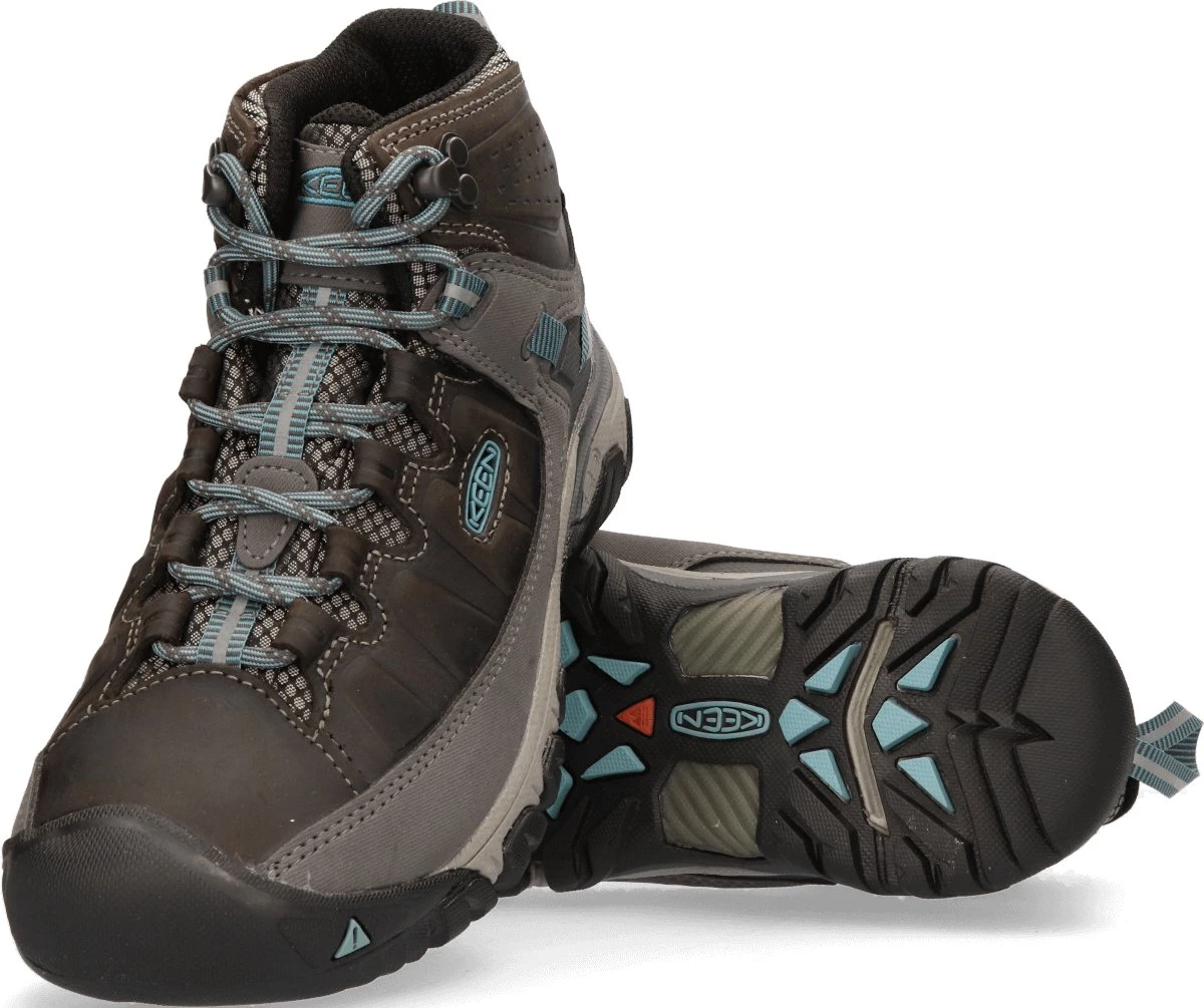 Keen Targhee III Mid Dames Wandelschoenen Magnet/Atlantic Blue | Grijs | Leer | Maat 40 8 Keen Targhee III Mid Dames Wandelschoenen Magnet/Atlantic Blue | Grijs | Leer | Maat 40 - Afbeelding 8
