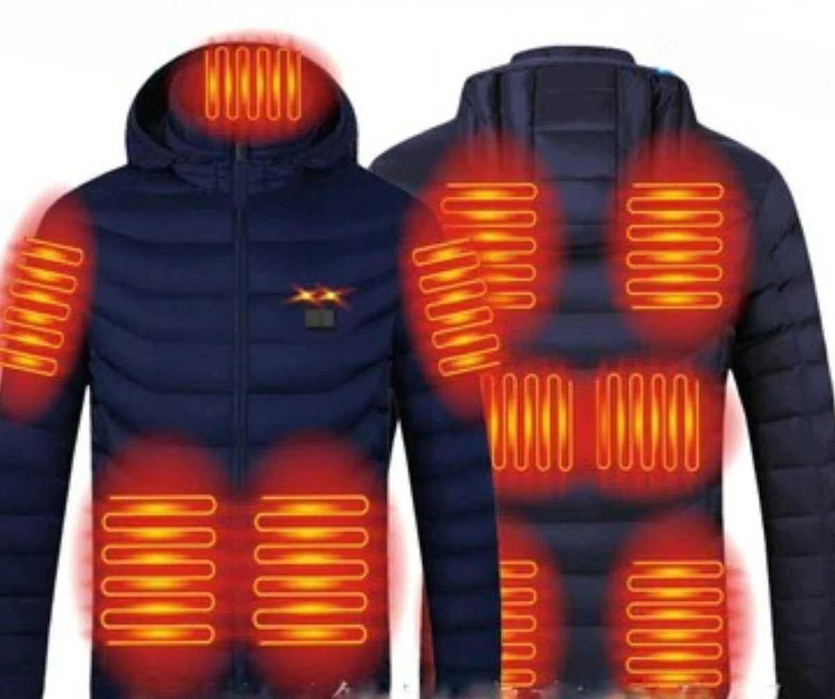 Boze Elektrisch Verwarmde Jas - Navy - Blauw - Donker Blauw 2 Boze Elektrisch Verwarmde Jas - Navy - Blauw - Donker Blauw - Afbeelding 2