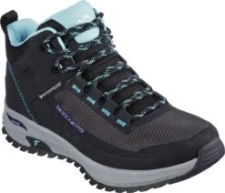 Skechers Arch Fit Discover Elevation G Dames Laarzen - Zwart/Blauw - Maat 38