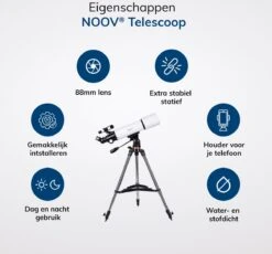 NOOV® - Telescoop – Sterrenkijker Volwassenen / Gevorderden – Sterrenkijker Kinderen – Extra Grote Lensopening 80mm –Rode Stipzoeker - Inclusief Anti-shock Statief & Stevige Draagtas 15 NOOV® - Telescoop – Sterrenkijker Volwassenen / Gevorderden – Sterrenkijker Kinderen – Extra Grote Lensopening 80mm –Rode Stipzoeker - Inclusief Anti-shock Statief & Stevige Draagtas -Fjallraven Winkel 1200x1119 1