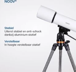 NOOV® - Telescoop – Sterrenkijker Volwassenen / Gevorderden – Sterrenkijker Kinderen – Extra Grote Lensopening 80mm –Rode Stipzoeker - Inclusief Anti-shock Statief & Stevige Draagtas 17 NOOV® - Telescoop – Sterrenkijker Volwassenen / Gevorderden – Sterrenkijker Kinderen – Extra Grote Lensopening 80mm –Rode Stipzoeker - Inclusief Anti-shock Statief & Stevige Draagtas -Fjallraven Winkel 1200x1126