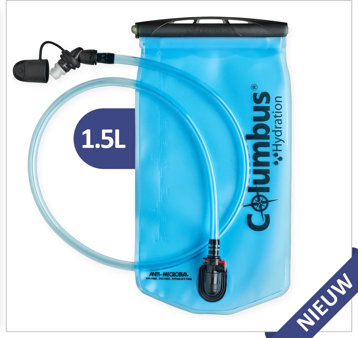 Columbus Waterzak - 1.5L - Waterzak - Drinkzak - BPA Vrij Drinkfles - Waterzak Rugzak - Drinkvest - Water Reservoir - Waterzak Rugzak - Rugzak - Backpack - Camelbak 1 Columbus Waterzak - 1.5L - Waterzak - Drinkzak - BPA Vrij Drinkfles - Waterzak Rugzak - Drinkvest - Water Reservoir - Waterzak Rugzak - Rugzak - Backpack - Camelbak
