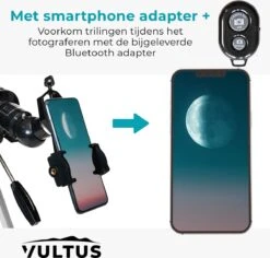 Vultus Telescoop - 200x Vergroting - Sterrenkijker Volwassenen / Gevorderden - Inclusief Statief En Draagtas - Vultus - 40070 -Fjallraven Winkel 1200x1146 1
