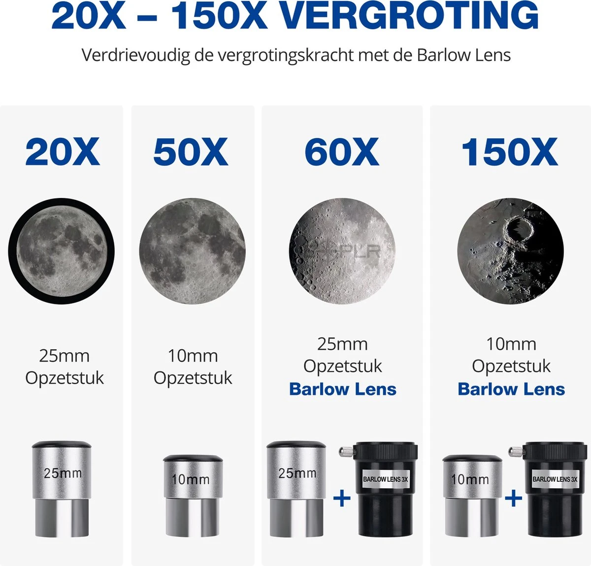 EXPLR Starvision Telescoop - Sterrenkijker - 500/80mm - Telefoon Adapter - Travel Bag - Telescoop Kinderen En Volwassenen 8 EXPLR Starvision Telescoop - Sterrenkijker - 500/80mm - Telefoon Adapter - Travel Bag - Telescoop Kinderen En Volwassenen - Afbeelding 8