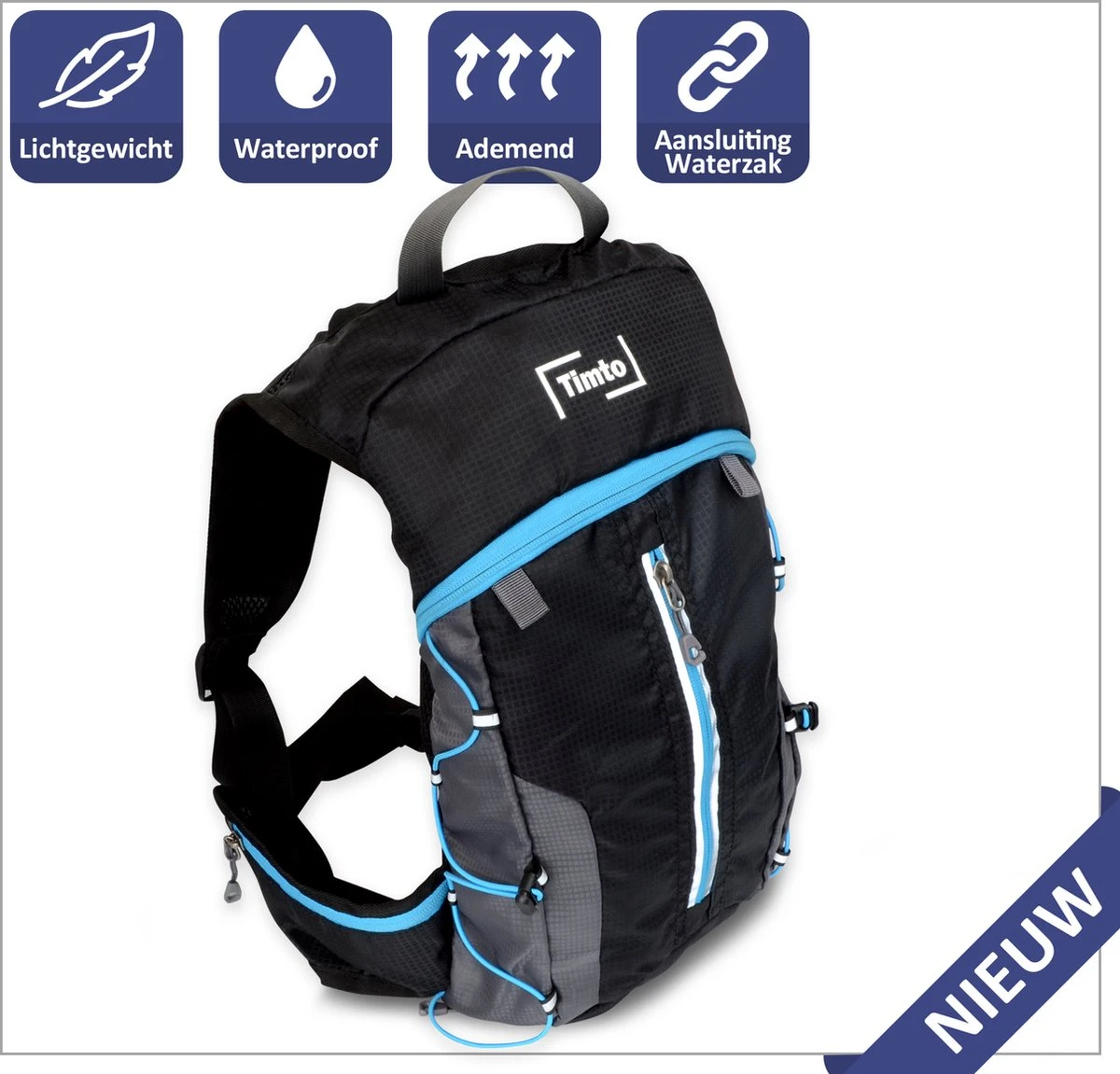 Timto Outdoor Rugzak - Blauw - Drinkrugzak - Sport Rugzak - Waterzak - Drinkzak - Camelbak - Sporttas - Hardloop Rugzak - Fietsen - Wandelen - Hardlopen - Hiking - Paardrijden - Drinkvest - Drinkrugzak Hardlopen - Sporten - Waterzak Rugzak 1 Timto Outdoor Rugzak - Blauw - Drinkrugzak - Sport Rugzak - Waterzak - Drinkzak - Camelbak - Sporttas - Hardloop Rugzak - Fietsen - Wandelen - Hardlopen - Hiking - Paardrijden - Drinkvest - Drinkrugzak Hardlopen - Sporten - Waterzak Rugzak