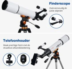 EXPLR Starvision Telescoop - Sterrenkijker - 500/80mm - Telefoon Adapter - Travel Bag - Telescoop Kinderen En Volwassenen 10 EXPLR Starvision Telescoop - Sterrenkijker - 500/80mm - Telefoon Adapter - Travel Bag - Telescoop Kinderen En Volwassenen -Fjallraven Winkel 1200x1151