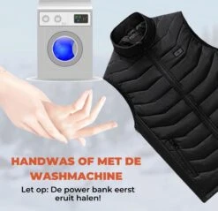 Basila® Elektrische Bodywarmer Met Powerbank - S/M - 11 Heating Zones - Tot 65°C - Thermo Kleding - Heated Vest - Elektrische Kleding - Thermo Vest - Verwarmde Vest - Verwarmde Bodywarmer -Fjallraven Winkel 1200x1163