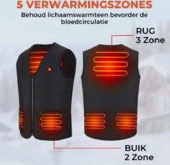 Basila® Verwarmde Bodywarmer Met 10.000 MAh Powerbank - Voor Motor/Ski/Kamperen/Vissen - Unisex - M -Fjallraven Winkel 1200x1164 6