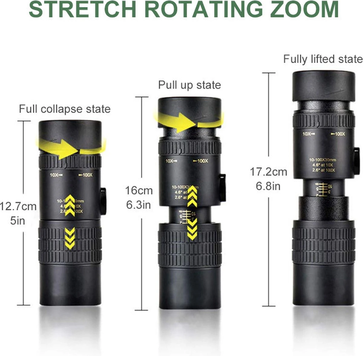 4K Super Telezoom Monoculaire Telescoop 3 4K Super Telezoom Monoculaire Telescoop - Afbeelding 3