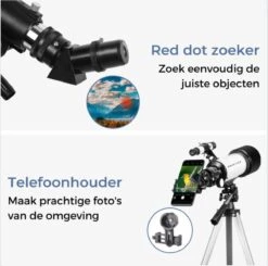 Practics® Telescoop Inclusief Statief & Draagtas Met Afstandsbediening – Sterrenkijker Voor Kinderen, Volwassenen & Gevorderden Met 2 Lenzen. -Fjallraven Winkel 1200x1191 4