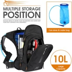 Rugtas-Drinksysteemrugzak -Met DrinksysteemUltralighttas -10l- Met Waterzak 2,5ltr Drink Systeem-Hardlopen-Wandelen-Hardlopen-Fietsrugtas-Zwart-Zeer Goede Kwaliteit -Fjallraven Winkel 1200x1193 2