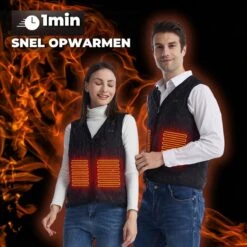 Basila® V-Hals Bodywarmer Met Powerbank - L - 8 Zones - Tot 60 °C - Thermo Kleding - Heated Vest - Elektrische Kleding - Thermo Vest - Verwarmde Vest - Verwarmde Kleding -Fjallraven Winkel 1200x1200 131