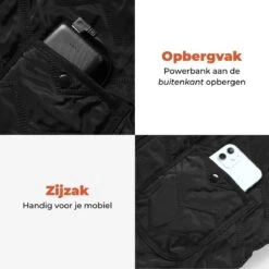 Basila® V-Hals Bodywarmer Met Powerbank - L - 8 Zones - Tot 60 °C - Thermo Kleding - Heated Vest - Elektrische Kleding - Thermo Vest - Verwarmde Vest - Verwarmde Kleding -Fjallraven Winkel 1200x1200 132