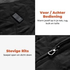 Basila® V-Hals Bodywarmer Met Powerbank - L - 8 Zones - Tot 60 °C - Thermo Kleding - Heated Vest - Elektrische Kleding - Thermo Vest - Verwarmde Vest - Verwarmde Kleding -Fjallraven Winkel 1200x1200 133