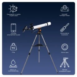 AYOO® Telescoop - Sterrenkijker - Telescoop - 210x Zoom - Volledige Set - Smartphone Houder - Verstelbaar Statief - Draagtas - 70/700mm -Fjallraven Winkel 1200x1200 147