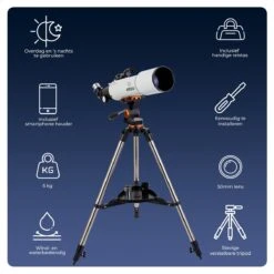 AYOO® Telescoop - Sterrenkijker - 250X Zoom - Volledige Set - Smartphone Houder - Verstelbaar Statief - Draagtas - 80/500mm -Fjallraven Winkel 1200x1200 179