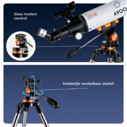 AYOO® Telescoop - Sterrenkijker - 250X Zoom - Volledige Set - Smartphone Houder - Verstelbaar Statief - Draagtas - 80/500mm -Fjallraven Winkel 1200x1200 181