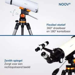 NOOV® - Telescoop – Sterrenkijker Volwassenen / Gevorderden – Sterrenkijker Kinderen – Extra Grote Lensopening 80mm –Rode Stipzoeker - Inclusief Anti-shock Statief & Stevige Draagtas 22 NOOV® - Telescoop – Sterrenkijker Volwassenen / Gevorderden – Sterrenkijker Kinderen – Extra Grote Lensopening 80mm –Rode Stipzoeker - Inclusief Anti-shock Statief & Stevige Draagtas -Fjallraven Winkel 1200x1200 192
