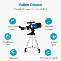 Vultus Telescoop - 150x Vergroting - Sterrenkijker Voor Kinderen/Beginners En Volwassenen - Inclusief Statief En Draagtas - Vultus 30070 - Blauw 12 Vultus Telescoop - 150x Vergroting - Sterrenkijker Voor Kinderen/Beginners En Volwassenen - Inclusief Statief En Draagtas - Vultus 30070 - Blauw -Fjallraven Winkel 1200x1200 204