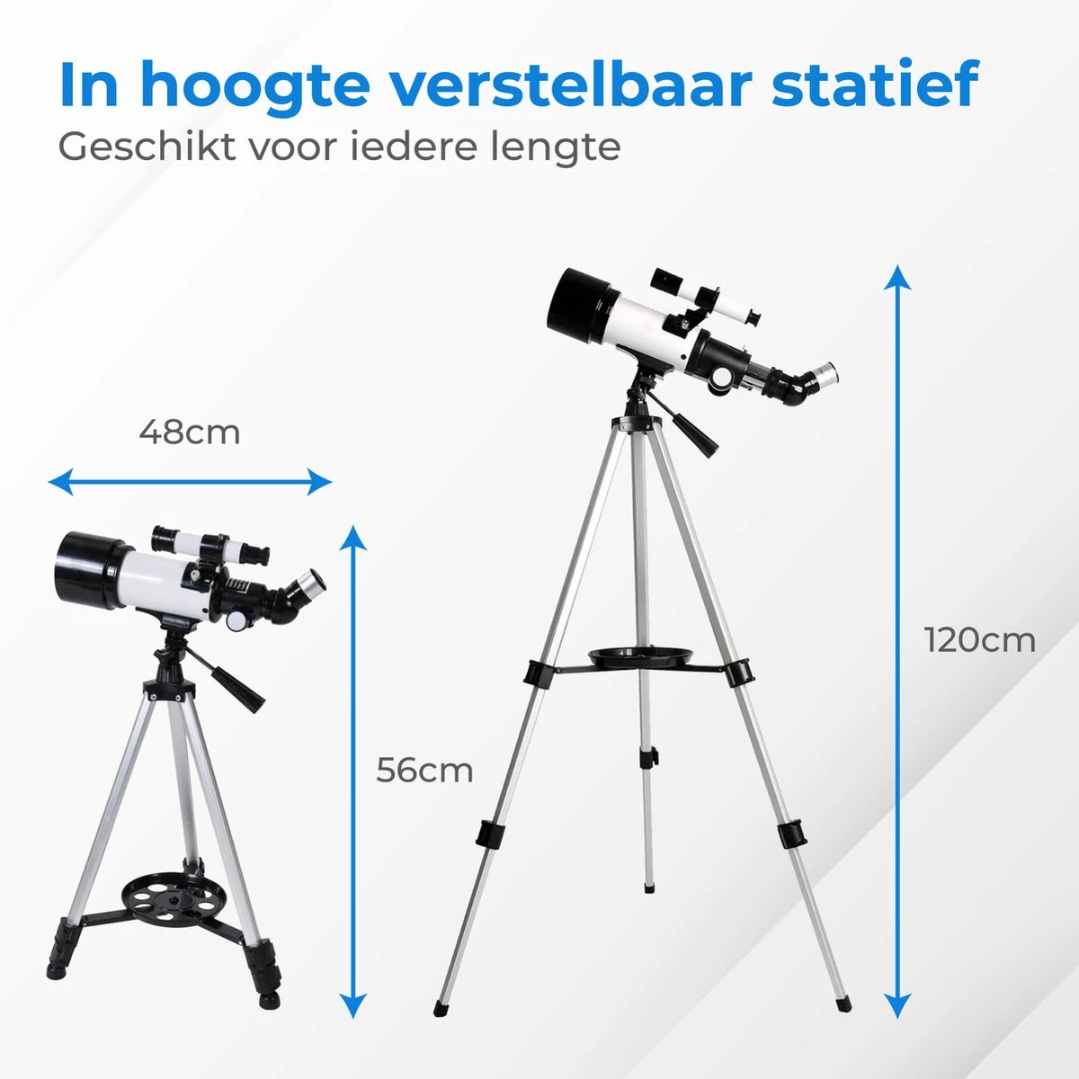Nuvance - Telescoop - 300x Vergroting - Sterrenkijker Volwassenen / Kinderen - Inclusief Statief En Draagtas - Astronomie En Sterrenkunde - Nachtkijker 8 Nuvance - Telescoop - 300x Vergroting - Sterrenkijker Volwassenen / Kinderen - Inclusief Statief En Draagtas - Astronomie En Sterrenkunde - Nachtkijker - Afbeelding 8