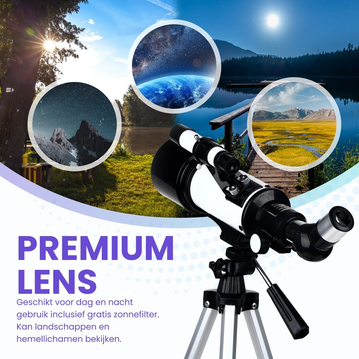 Monoculaire Telescoop - Sterrenkijker - Astronomie - Nachtkijker - Sterrenkunde - Waterproof - Maanfilter - Reistas 11 Monoculaire Telescoop - Sterrenkijker - Astronomie - Nachtkijker - Sterrenkunde - Waterproof - Maanfilter - Reistas - Afbeelding 11