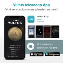 Vultus Telescoop - 375x Vergroting - Sterrenkijker Beginners / Volwassenen / Gevorderden - Inclusief E-boek Voor Beginners - Inclusief App - Inclusief Statief En Draagtas - Vultus - 50080 -Fjallraven Winkel 1200x1200 263