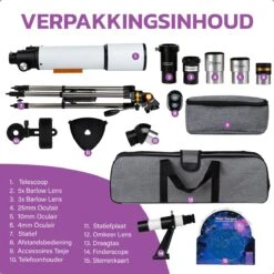 Telescoop Deluxe - Sterrenkijker - Astronomie - Nachtkijker - Sterrenkunde - Waterproof - Geschikt Voor Volwassenen En Kinderen -Fjallraven Winkel 1200x1200 306
