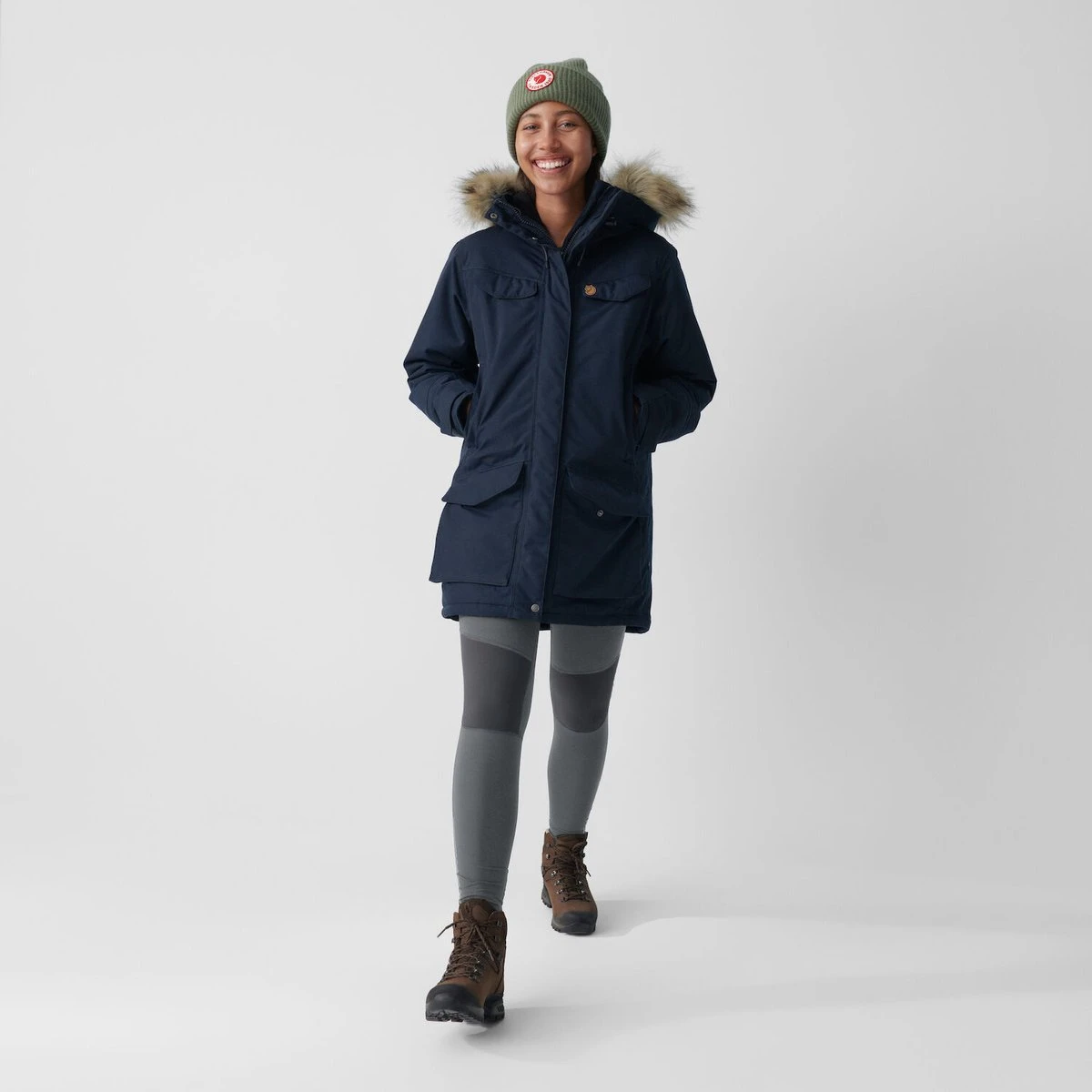 Fjallraven Nuuk Parka W Dames Outdoorjas - Maat L 3 Fjallraven Nuuk Parka W Dames Outdoorjas - Maat L - Afbeelding 3