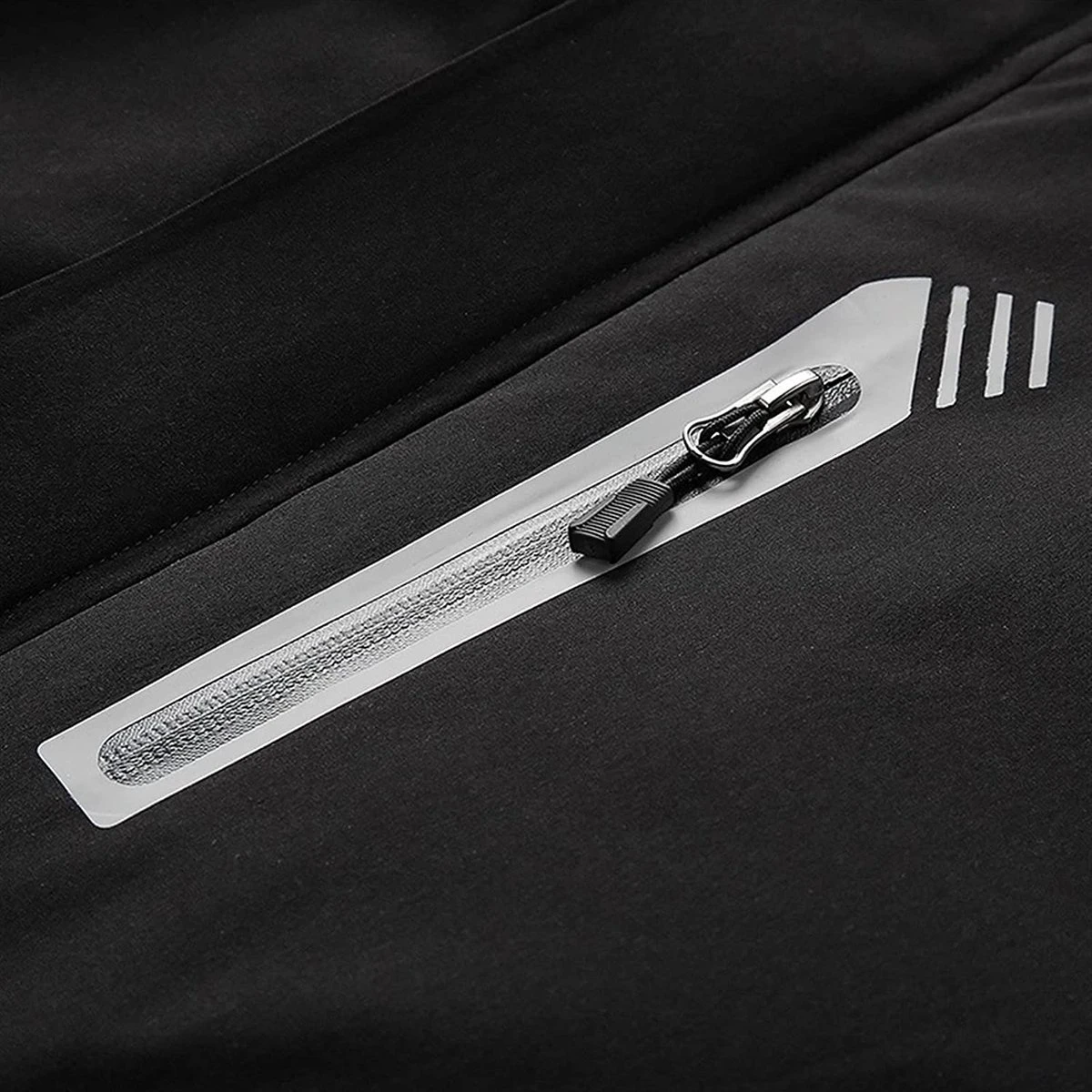 KIMO DIRECT Verwarmde Ski Jas Met 10.000 MAh Powerbank - Verwarmde Jas - Unisex - Zwart 5 KIMO DIRECT Verwarmde Ski Jas Met 10.000 MAh Powerbank - Verwarmde Jas - Unisex - Zwart - Afbeelding 5