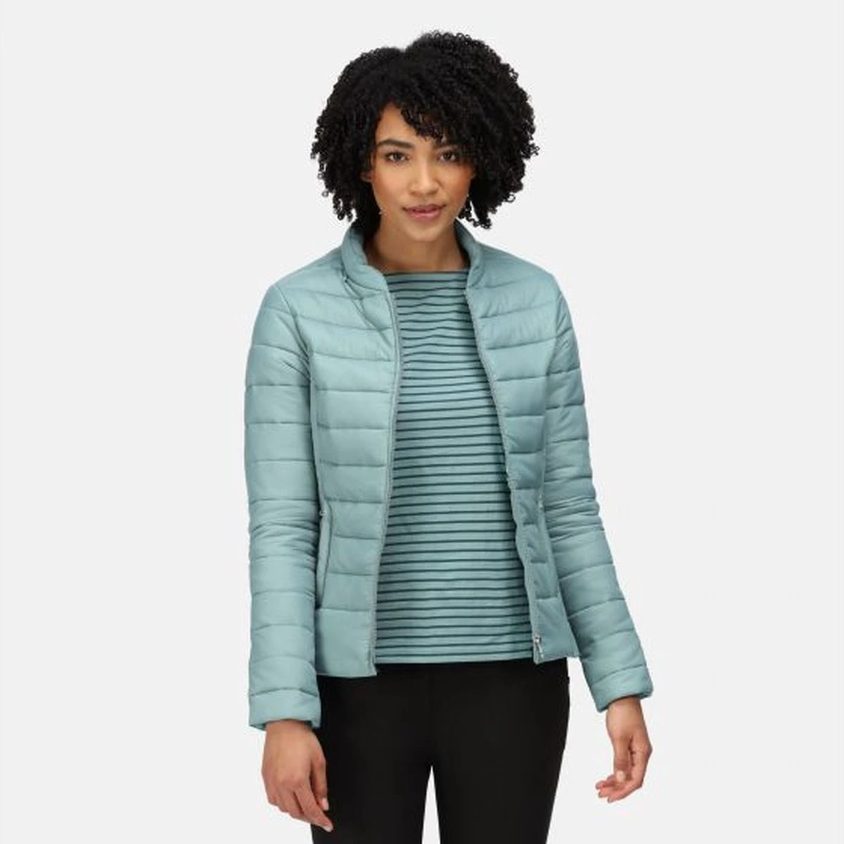 De Regatta Kylar Baffle Jas - Outdoorjas - Dames - Geïsoleerd - Waterafstotend - Klimop Groen 4 De Regatta Kylar Baffle Jas - Outdoorjas - Dames - Geïsoleerd - Waterafstotend - Klimop Groen - Afbeelding 4