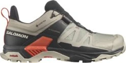 Salomon X ULTRA 4 GTX Vintage Heren Wandelschoenen - Zand/Zwart - Maat 46