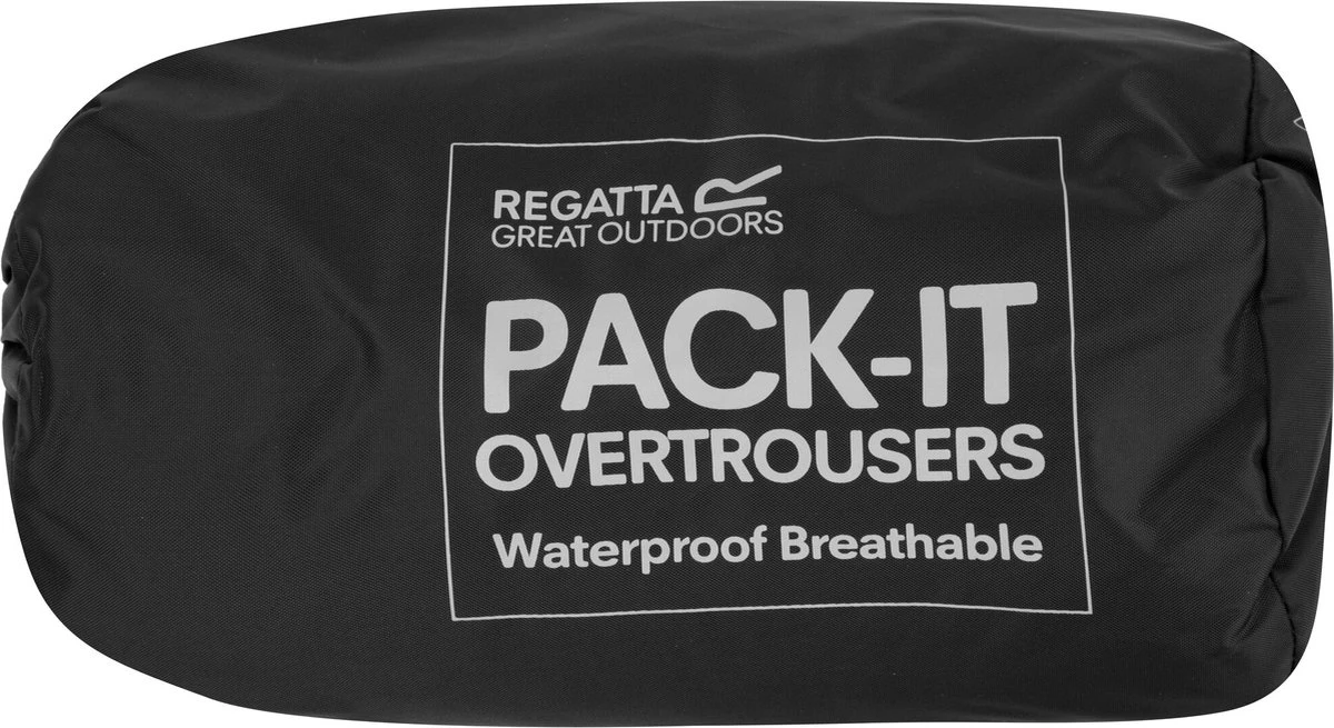 Regatta Pack-It Outdoorbroek - Regenbroek - Heren - XL - Zwart 4 Regatta Pack-It Outdoorbroek - Regenbroek - Heren - XL - Zwart - Afbeelding 4