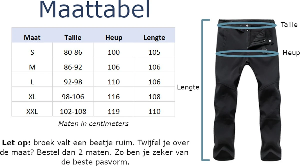Hikr® Waterdichte Broek Heren - Regenbroek - Winddicht - Wandelbroek - Hiking Broek - Winterbroek - Herfst, Winter, Lente - Outdoor - Wandelen 8 Hikr® Waterdichte Broek Heren - Regenbroek - Winddicht - Wandelbroek - Hiking Broek - Winterbroek - Herfst, Winter, Lente - Outdoor - Wandelen - Afbeelding 8