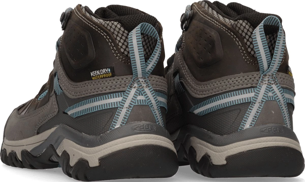 Keen Targhee III Mid Dames Wandelschoenen Magnet/Atlantic Blue | Grijs | Leer | Maat 40 2 Keen Targhee III Mid Dames Wandelschoenen Magnet/Atlantic Blue | Grijs | Leer | Maat 40 - Afbeelding 2