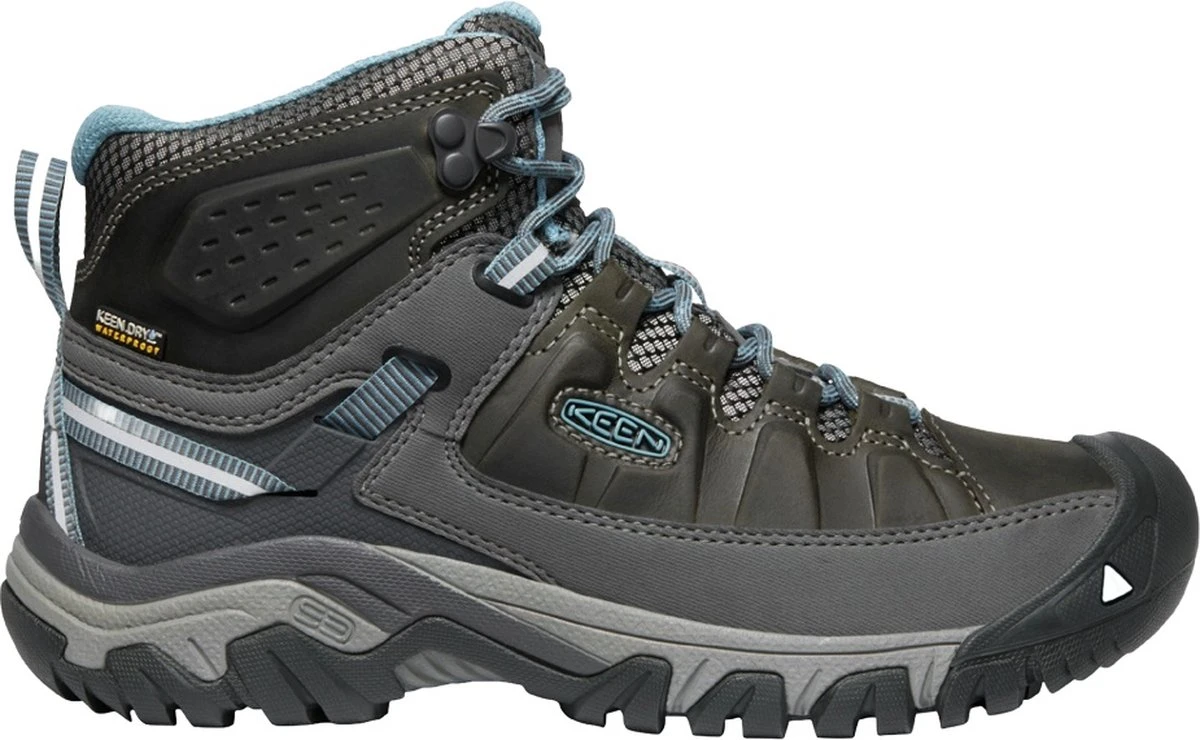 Keen Targhee III Mid Dames Wandelschoenen Magnet/Atlantic Blue | Grijs | Leer | Maat 40 10 Keen Targhee III Mid Dames Wandelschoenen Magnet/Atlantic Blue | Grijs | Leer | Maat 40 - Afbeelding 10