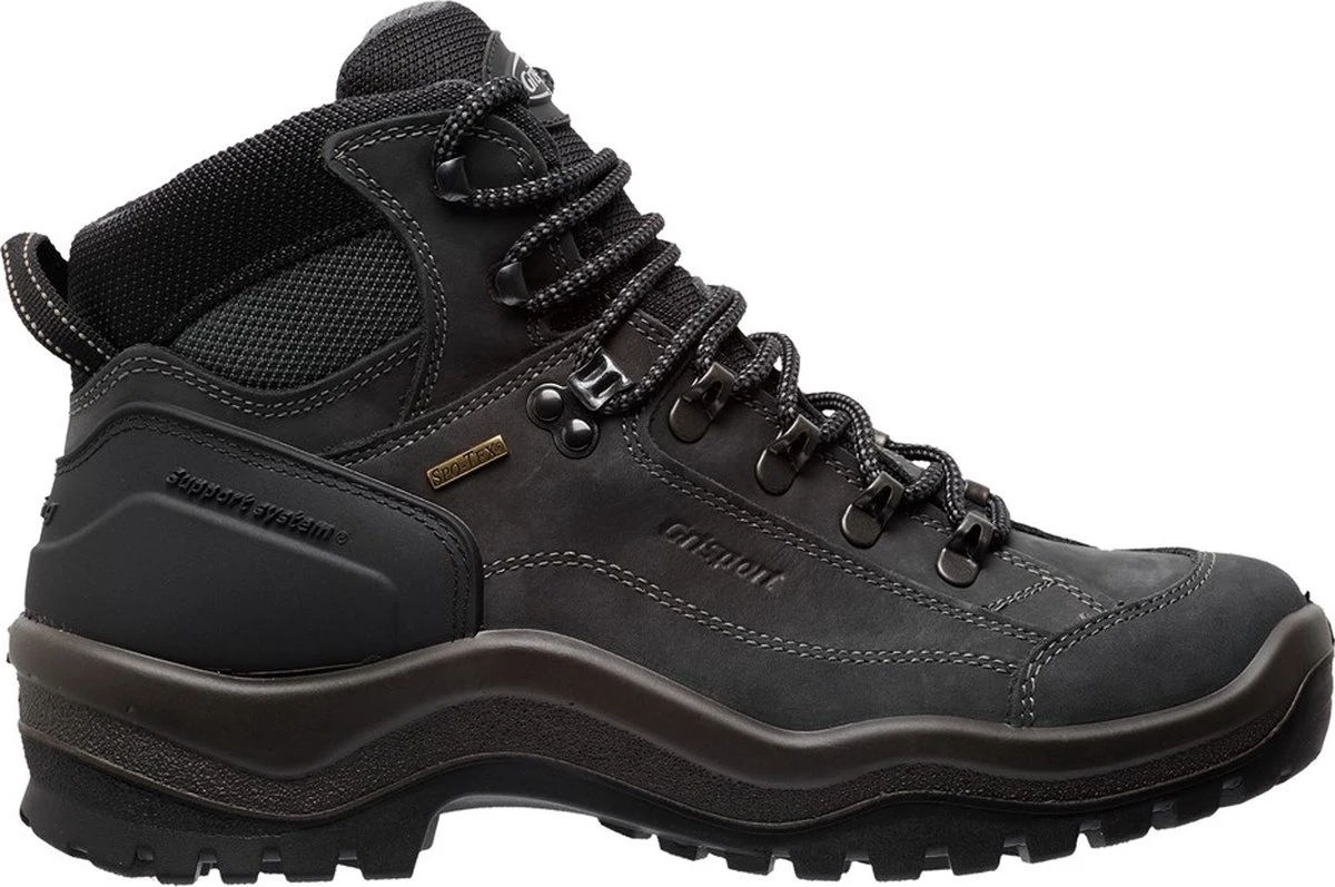 Grisport Bergen Mid Wandelschoenen Unisex - Black - Maat 45 9 Grisport Bergen Mid Wandelschoenen Unisex - Black - Maat 45 - Afbeelding 9