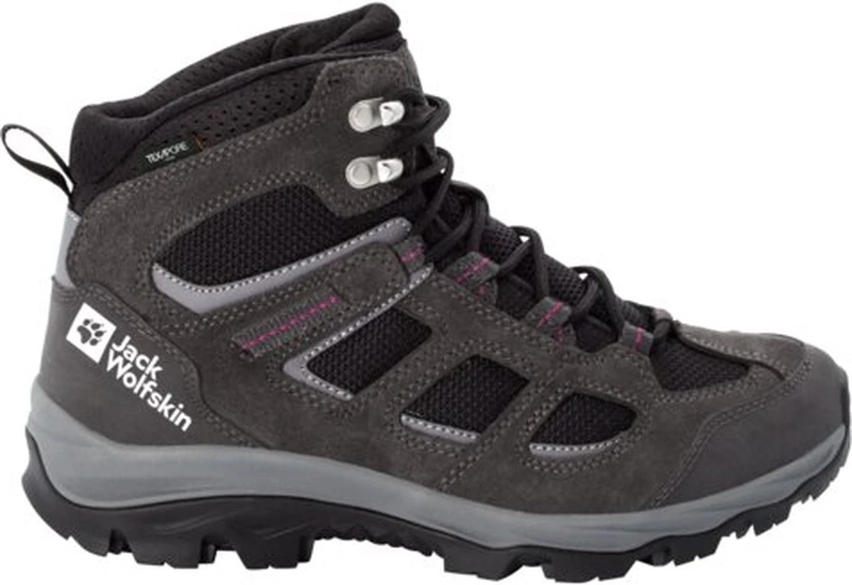 Jack Wolfskin Vojo 3 Texapore Mid Women - Wandelschoen - Dames - Grijs - Maat 42 1 Jack Wolfskin Vojo 3 Texapore Mid Women - Wandelschoen - Dames - Grijs - Maat 42