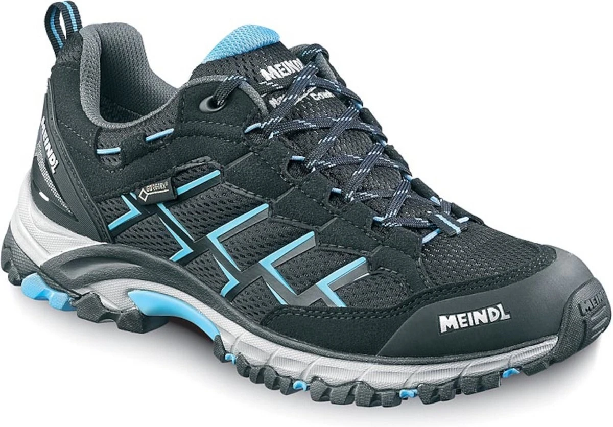 Meindl Caribe Gtx Gore-Tex Wandelschoenen Dames - Zwart / Azuurblauw | Maat: 40 1 Meindl Caribe Gtx Gore-Tex Wandelschoenen Dames - Zwart / Azuurblauw | Maat: 40