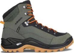 LOWA Renegade Goretex Mid Wandelschoenen - Forest / Orange - Heren - EU 44.5