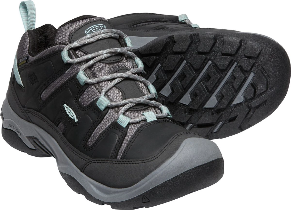 Keen Circadia Dames Wandelschoenen Black/Cloud Blue | Zwart | Leer | Maat 37 | K1026772 5 Keen Circadia Dames Wandelschoenen Black/Cloud Blue | Zwart | Leer | Maat 37 | K1026772 - Afbeelding 5